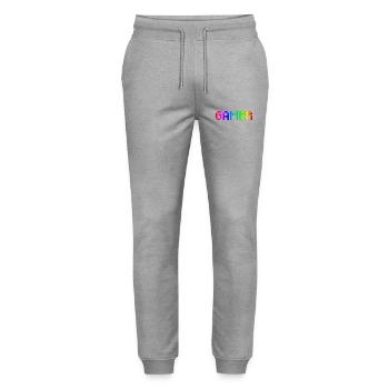 joueur - Pantalon de jogging bio MOVER Stanley/Stella unisexe - gris chiné - Devant - Marisol (170cm) & Nik (191cm)