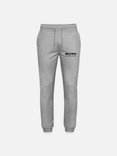 Jesus Lebt! - Stanley/Stella Unisex Bio Jogginghose Mover  - Grau meliert