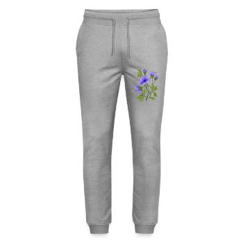 Fleur - Pantalon de jogging bio MOVER Stanley/Stella unisexe - gris chiné - Devant - Marisol (170cm) & Nik (191cm)