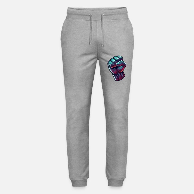 Faust Comic - Stanley/Stella Mover Unisex Organic Jogging Trousers - heather grey