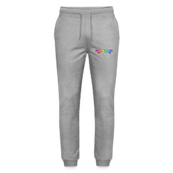 Make America Gay Again - Stanley/Stella Unisex Bio Jogginghose Mover  - Grau meliert - Vorne - Marisol (170cm) & Nik (191cm)