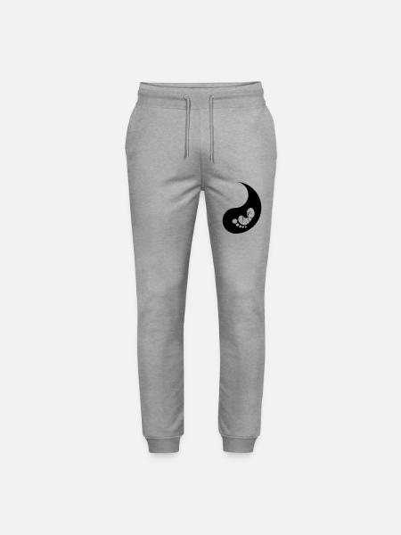 Bébé à moitié yin - Pantalon de jogging bio MOVER Stanley/Stella unisexe - gris chiné