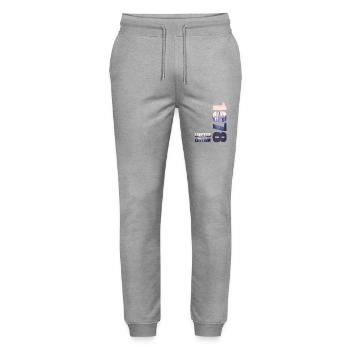 1978. Idée d’anniversaire T-Shirt en édition limitée - Pantalon de jogging bio MOVER Stanley/Stella unisexe - gris chiné - Devant - Marisol (170cm) & Nik (191cm)