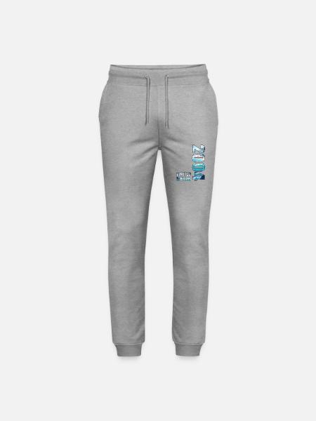 2004 Limited Edition T-Shirt Birthday Idea - Stanley/Stella Mover Unisex Organic Jogging Trousers - heather grey