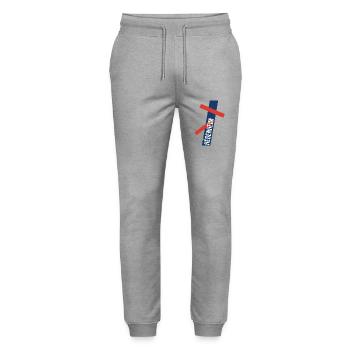 Hégenheim - Stanley/Stella Unisex Bio Jogginghose Mover  - Grau meliert - Vorne - Marisol (170cm) & Nik (191cm)