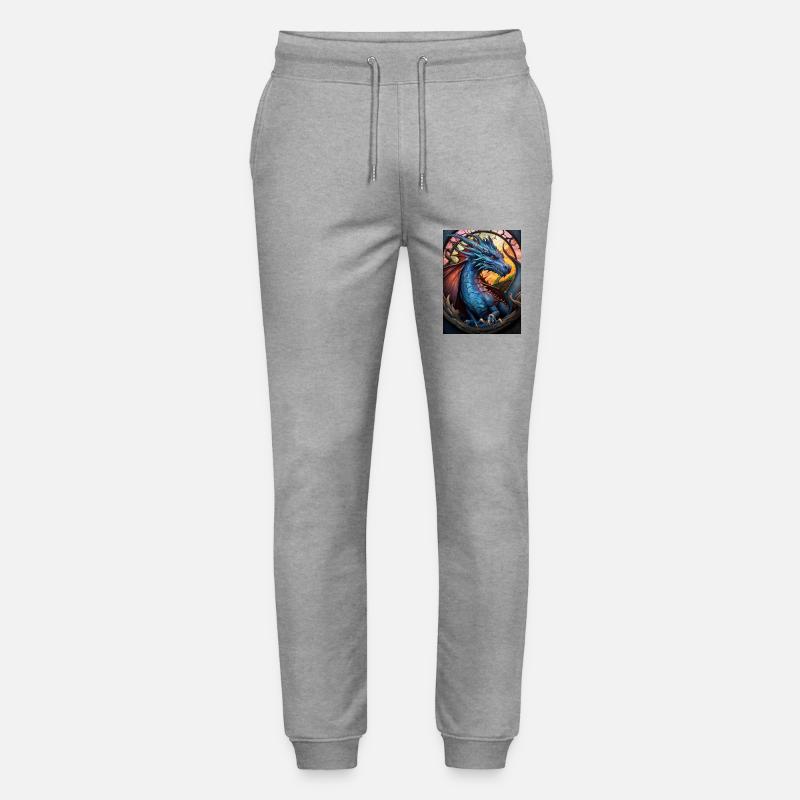 Drache - Stanley/Stella Unisex Bio Jogginghose Mover  - Grau meliert