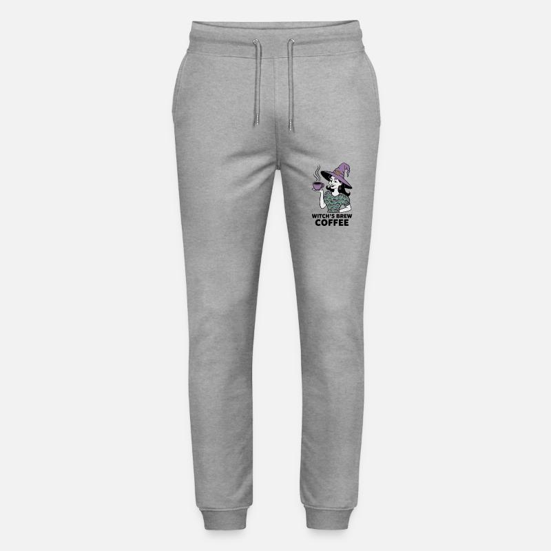 Hexengebräuchlicher Kaffee - Stanley/Stella Unisex Bio Jogginghose Mover  - Grau meliert