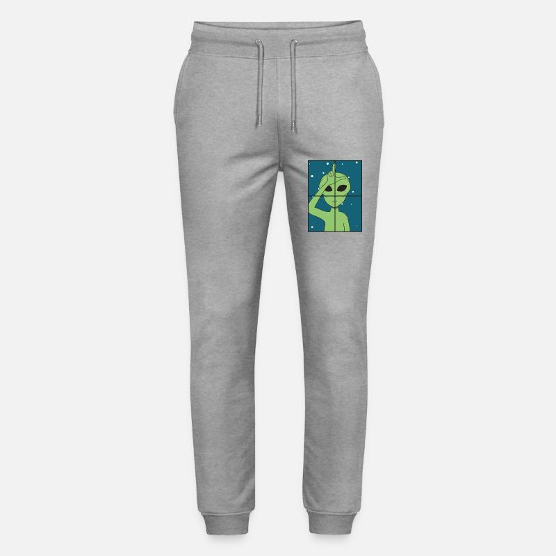 Alien - Stanley/Stella Unisex Bio Jogginghose Mover  - Grau meliert