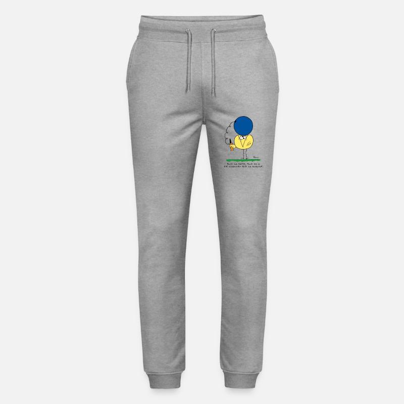 Plus ça rate, plus ça marche - Pantalon de jogging bio MOVER Stanley/Stella unisexe - gris chiné
