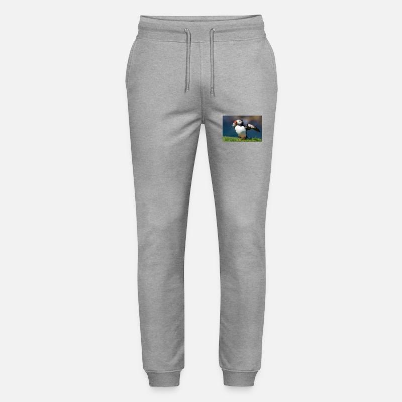 Papageientaucher - Stanley/Stella Unisex Bio Jogginghose Mover  - Grau meliert