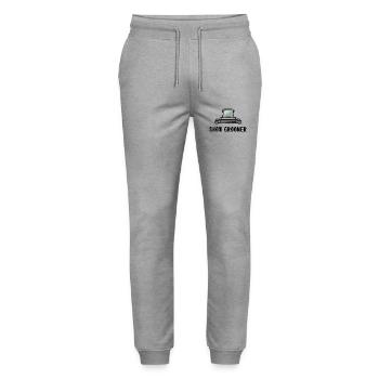 Snow Groomer - Stanley/Stella Unisex Bio Jogginghose Mover  - Grau meliert - Vorne - Marisol (170cm) & Nik (191cm)