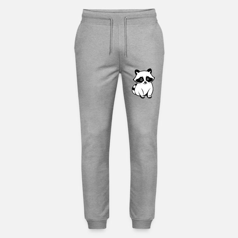 Waschbären Liebe - Pet Design - Stanley/Stella Unisex Bio Jogginghose Mover  - Grau meliert