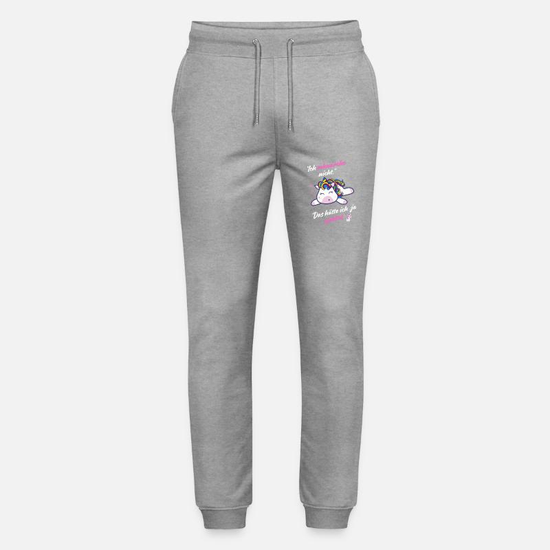 Schlaf-Shirt - Stanley/Stella Unisex Bio Jogginghose Mover  - Grau meliert