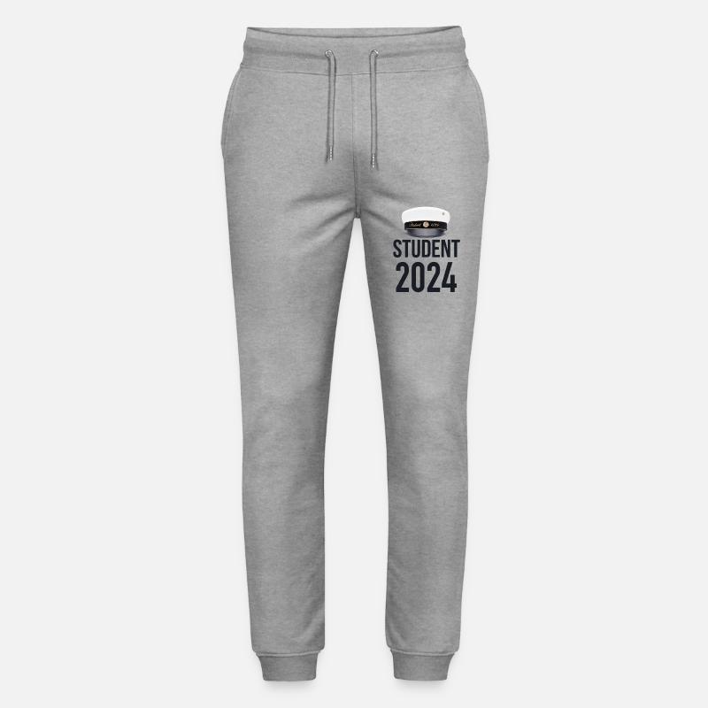 Abschlussfeier 2024 Abiturfeier - Stanley/Stella Unisex Bio Jogginghose Mover  - Grau meliert