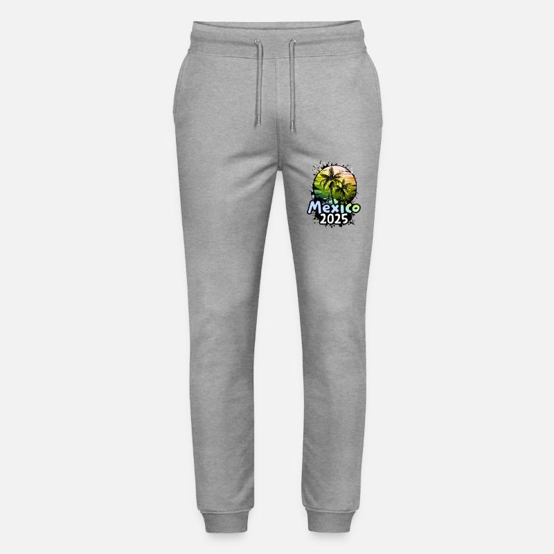 Mexico 2025 - Stanley/Stella Unisex Bio Jogginghose Mover  - Grau meliert