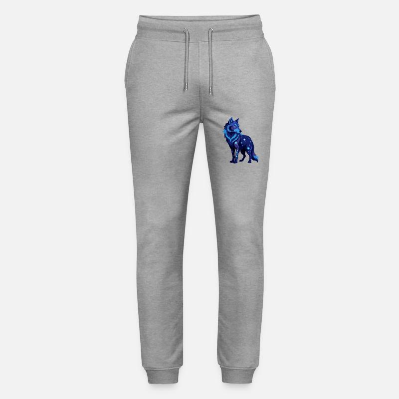 Galaktischer Wolf - Stanley/Stella Unisex Bio Jogginghose Mover  - Grau meliert