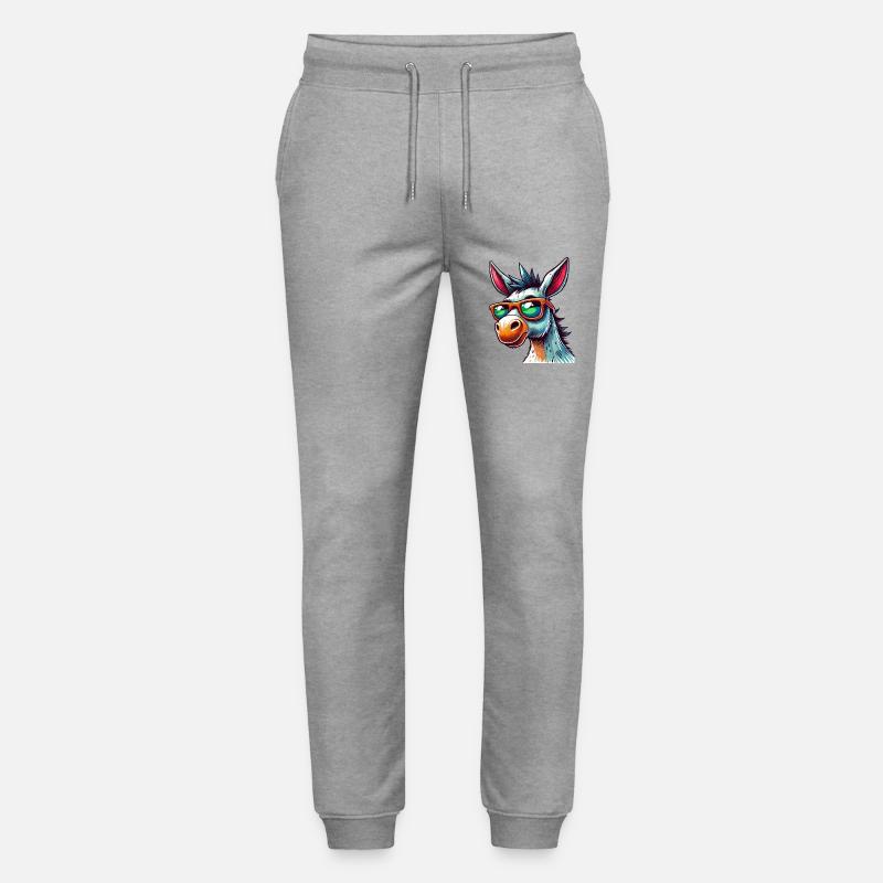 Esel Cool - Stanley/Stella Unisex Bio Jogginghose Mover  - Grau meliert