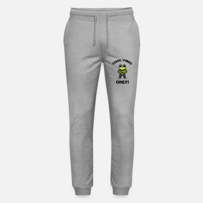 Grenouille Cool Vibes - Pantalon de jogging bio MOVER Stanley/Stella unisexe - gris chiné