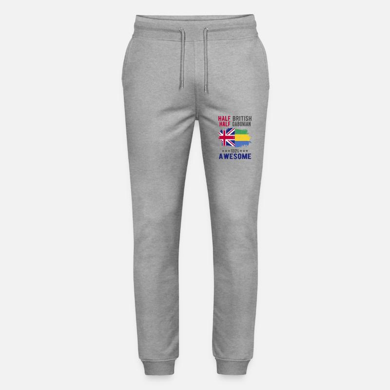 Moitié britannique moitié gabonais - Pantalon de jogging bio MOVER Stanley/Stella unisexe - gris chiné