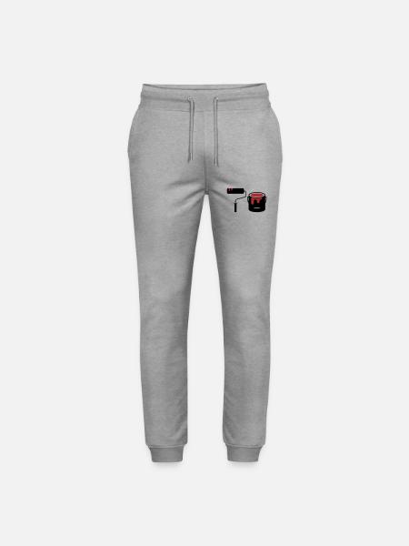 delete - Stanley/Stella Mover Unisex Organic Jogging Trousers - heather grey