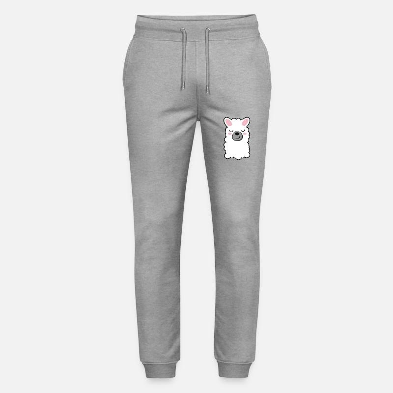 Lama - Stanley/Stella Unisex Bio Jogginghose Mover  - Grau meliert
