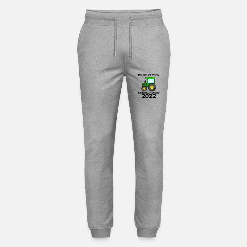 Kindergarten Kindergartenkind 2022 - Stanley/Stella Unisex Bio Jogginghose Mover  - Grau meliert