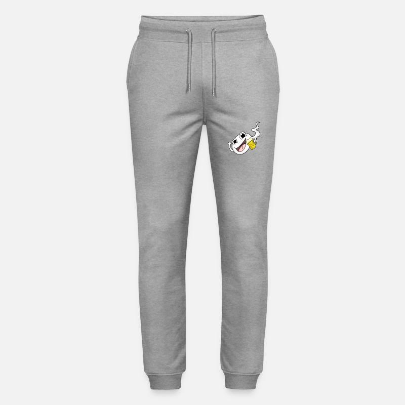 Sperma mit Bier - Stanley/Stella Unisex Bio Jogginghose Mover  - Grau meliert