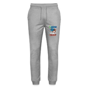 Sei Kuckuck Scheiss drauf - Stanley/Stella Unisex Bio Jogginghose Mover  - Grau meliert - Vorne - Marisol (170cm) & Nik (191cm)
