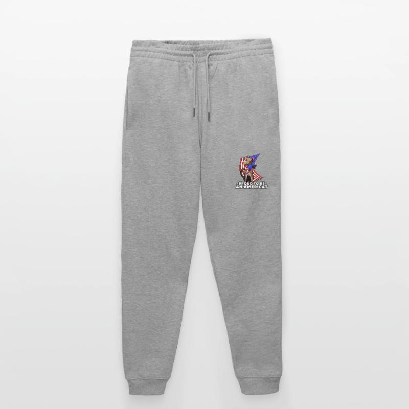 Proud to be an ameri-cat 4. Juli Stanley/Stella Unisex Bio Jogginghose Mover 