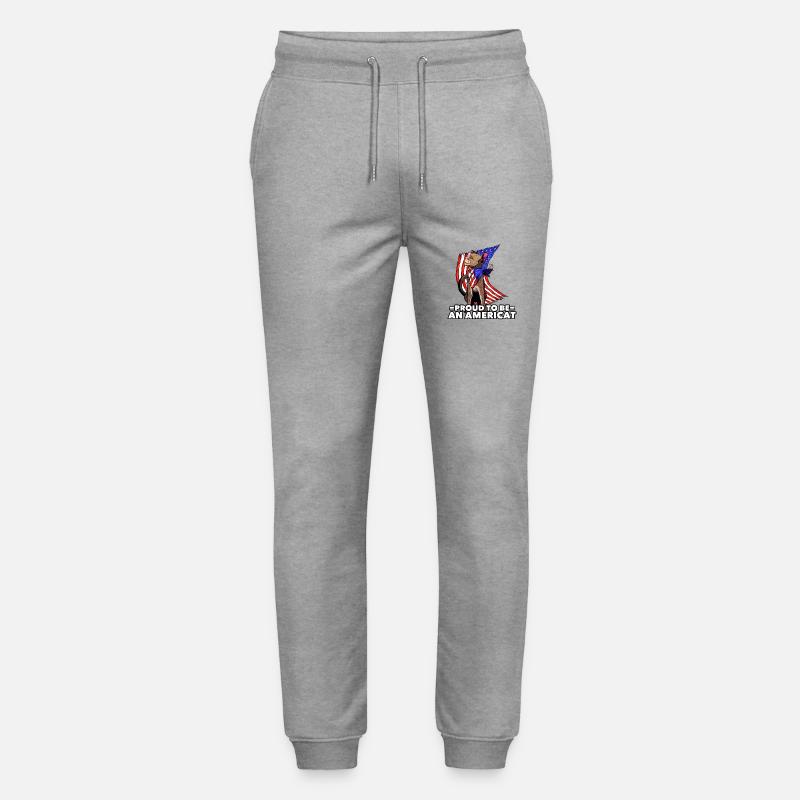 Proud to be an ameri-cat 4. Juli Stanley/Stella Unisex Bio Jogginghose Mover 