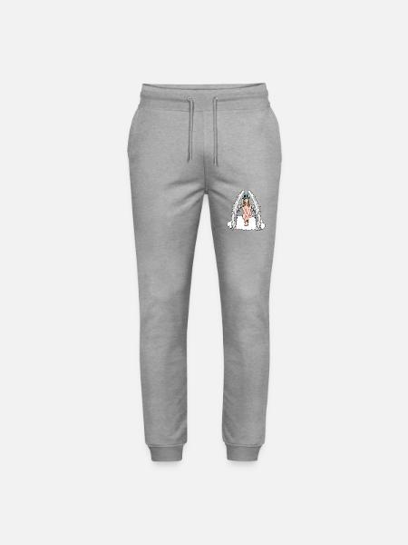 Dominatrix hemelse engel naakte vrouw erotische sexy - Stanley/Stella uniseks bio joggingbroek Mover - grijs gemêleerd