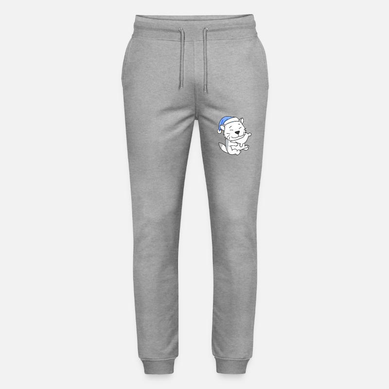 Katze Katzenrasse Burmilla - Stanley/Stella Unisex Bio Jogginghose Mover  - Grau meliert