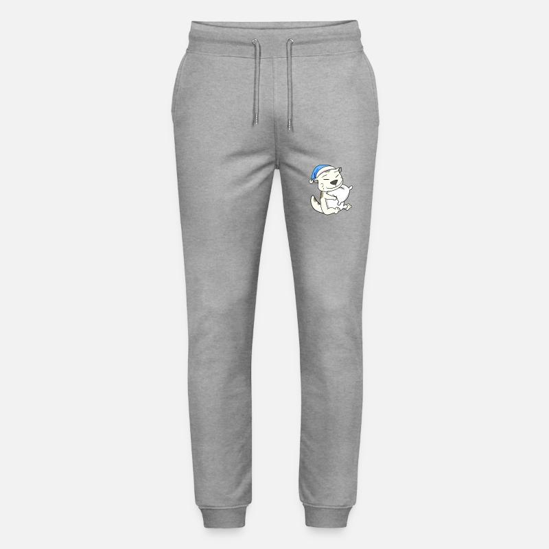 Cat cat breed Devon Rex - Stanley/Stella Mover Unisex Organic Jogging Trousers - heather grey