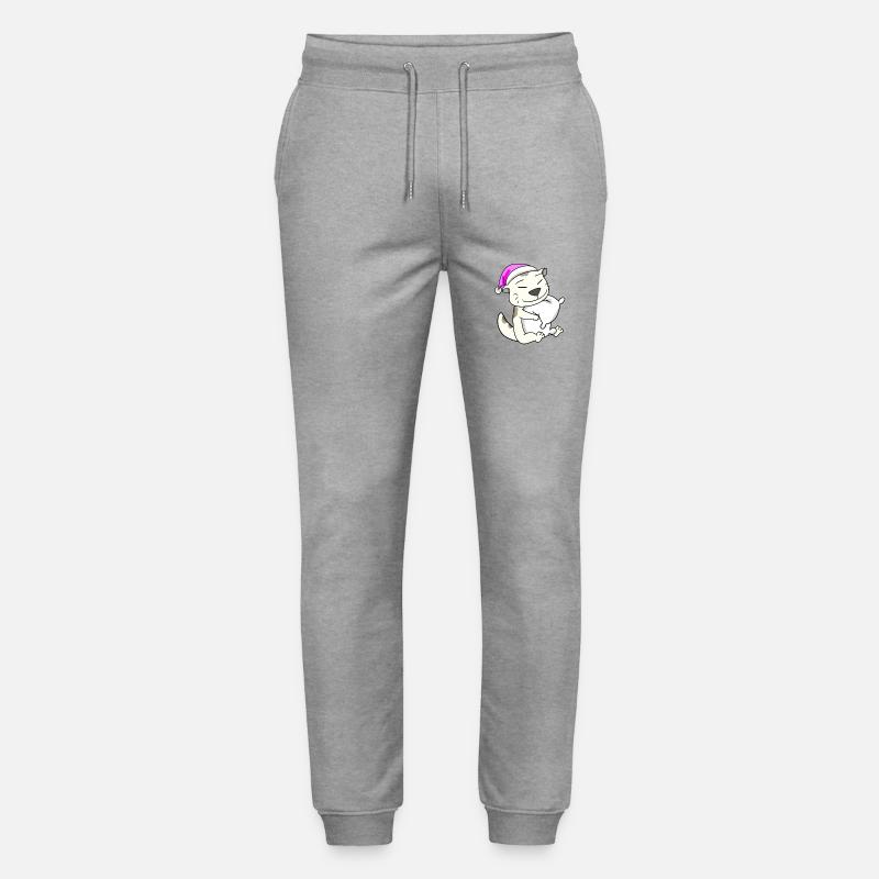 Cat cat breed Devon Rex - Stanley/Stella Mover Unisex Organic Jogging Trousers - heather grey