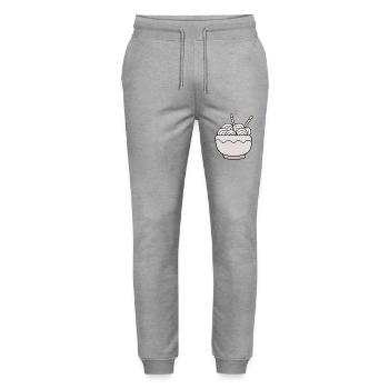 Ramen Nudeln Japan Küche - Stanley/Stella Unisex Bio Jogginghose Mover  - Grau meliert - Vorne - Marisol (170cm) & Nik (191cm)
