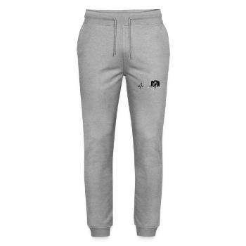 Photographers funny Photographer Camera Photography - Stanley/Stella Mover Unisex Organic Jogging Trousers - heather grey - Front - Marisol (170cm) & Nik (191cm)