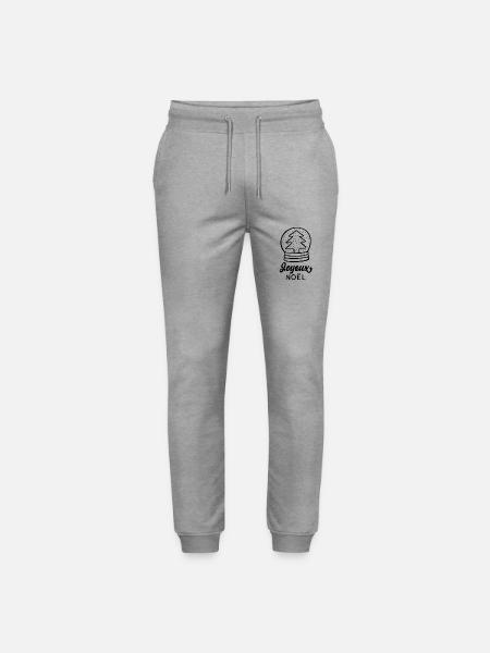 Joyeux Noël - Pantalon de jogging bio MOVER Stanley/Stella unisexe - gris chiné