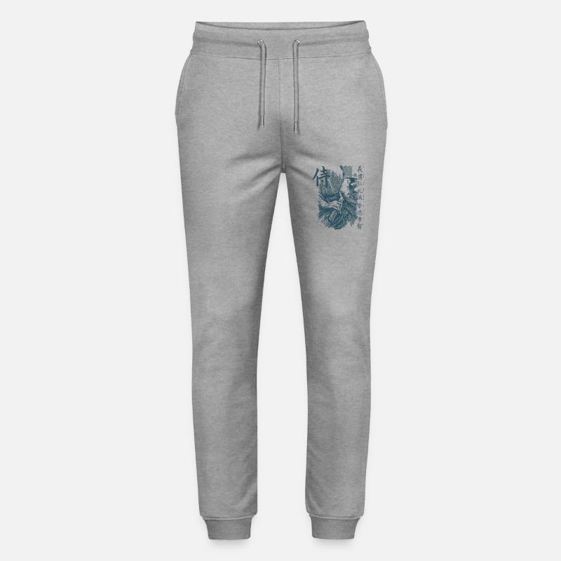 Bushido Samurai - Stanley/Stella Unisex Bio Jogginghose Mover  - Grau meliert
