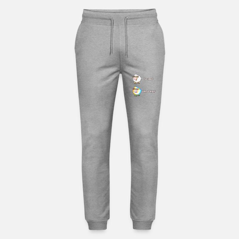Schaf und Unschaf - Stanley/Stella Unisex Bio Jogginghose Mover  - Grau meliert