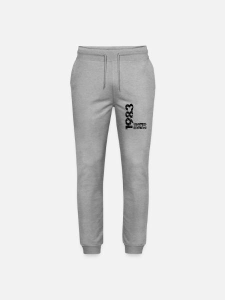 Limited Edition 1983 - Stanley/Stella Mover Unisex Organic Jogging Trousers - heather grey