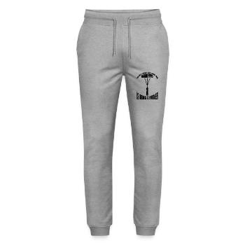 Jardinier Hobby Jardinier Verger Jardin Cadeau - Pantalon de jogging bio MOVER Stanley/Stella unisexe - gris chiné - Devant - Marisol (170cm) & Nik (191cm)