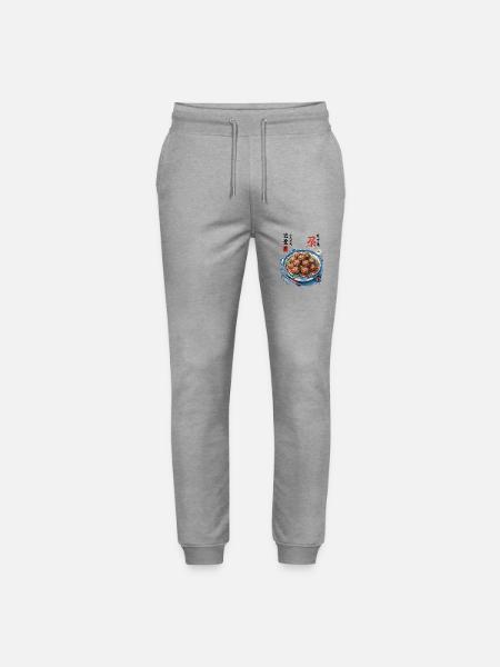 Japansk Ukiyo-e Mat Konst Kött Ramen Soppa - Ekologiska joggingbyxor Mover unisex från Stanley/Stella - gråmelerad