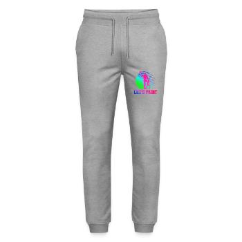 House Painter Decorator Retro 80s - Stanley/Stella Mover Unisex Organic Jogging Trousers - heather grey - Front - Marisol (170cm) & Nik (191cm)