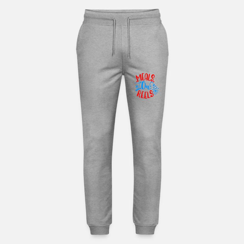 Mahlzeiten auf Rollen - Stanley/Stella Unisex Bio Jogginghose Mover  - Grau meliert