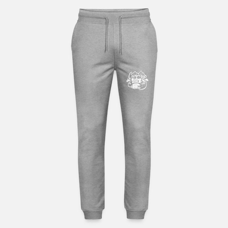 Camping-Crew - Stanley/Stella Unisex Bio Jogginghose Mover  - Grau meliert