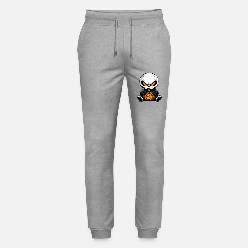 Zombie Halloween Skelett - Stanley/Stella Unisex Bio Jogginghose Mover  - Grau meliert