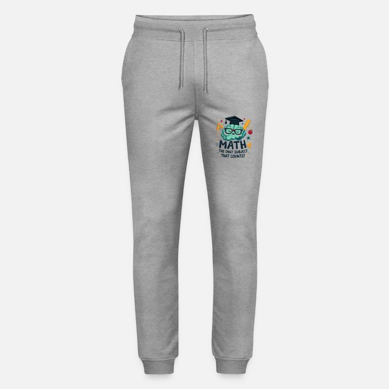 MATHEMATIK - Stanley/Stella Unisex Bio Jogginghose Mover  - Grau meliert