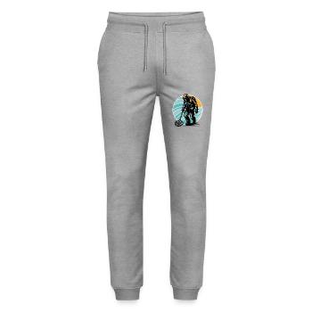 Sondeln Metalldetektor - Stanley/Stella Unisex Bio Jogginghose Mover  - Grau meliert - Vorne - Marisol (170cm) & Nik (191cm)