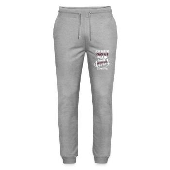 Supporter Bordeaux Parfait Rugby - Pantalon de jogging bio MOVER Stanley/Stella unisexe - gris chiné - Devant - Marisol (170cm) & Nik (191cm)