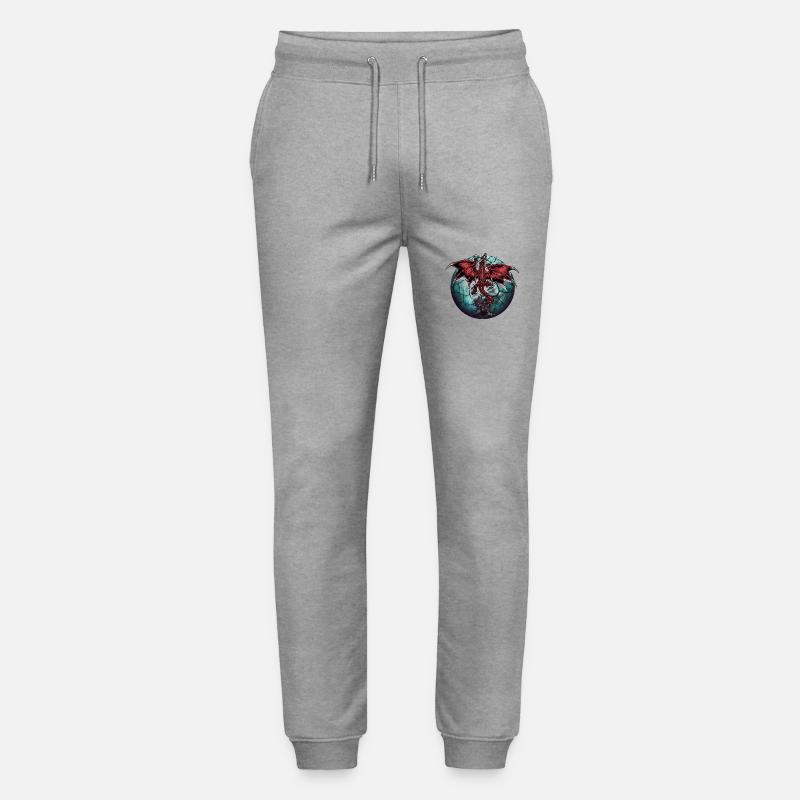 Dragon Dragon Planète Planète - Pantalon de jogging bio MOVER Stanley/Stella unisexe - gris chiné
